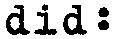 did